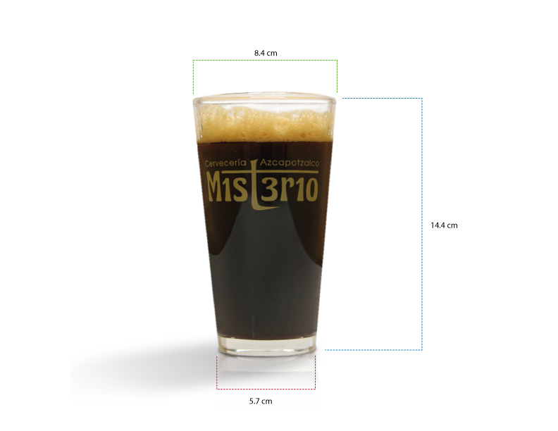 Vaso Dorado 355ml