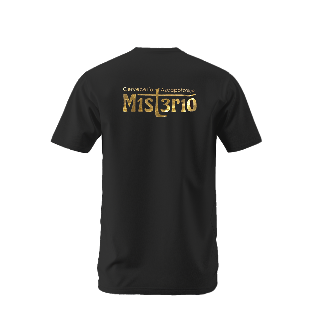 Playera Hombre Golden Black